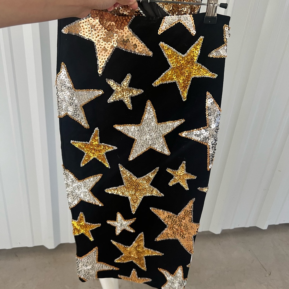 Sequin Star Skirt - by Discount Universe